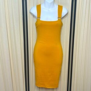 EUC- KOOKAI MUSTARD YELLOW DRESS -DESIGNER